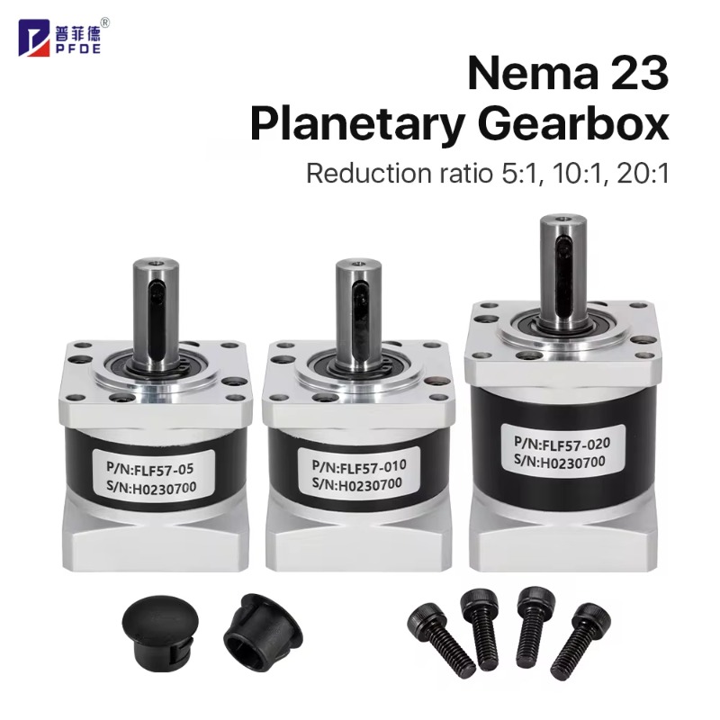 Nema23 Stepper - FLF57-05 Nema 23 planet Gearbox Motor