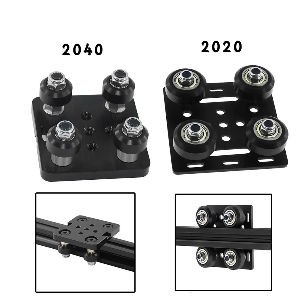 V Slot Wheel - 1Set Bagian Printer 3D 2020 V