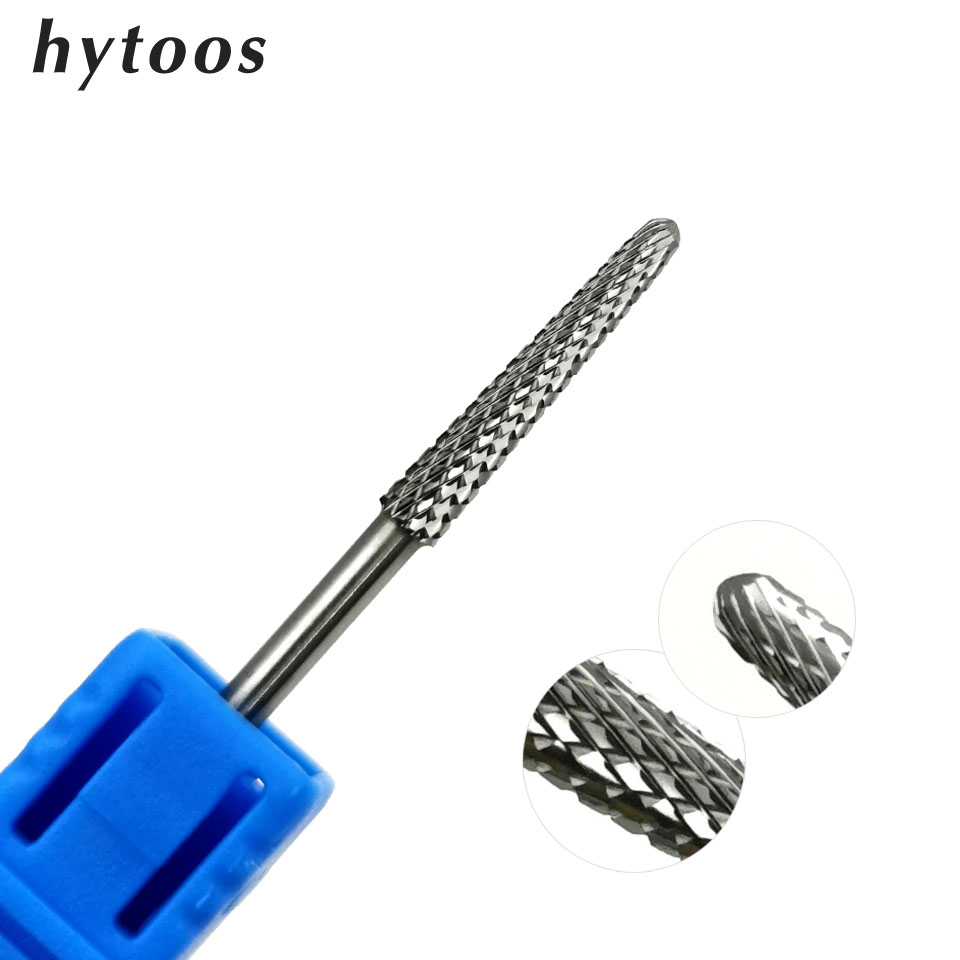 Carbide End Mill - HYTOOS mata bor panjang kerucut, aksesori