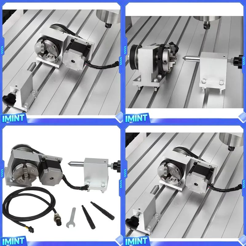 Meja Putar CNC 4 Axis A Axis 8 - Nema23 Stepper ulasan dan harga