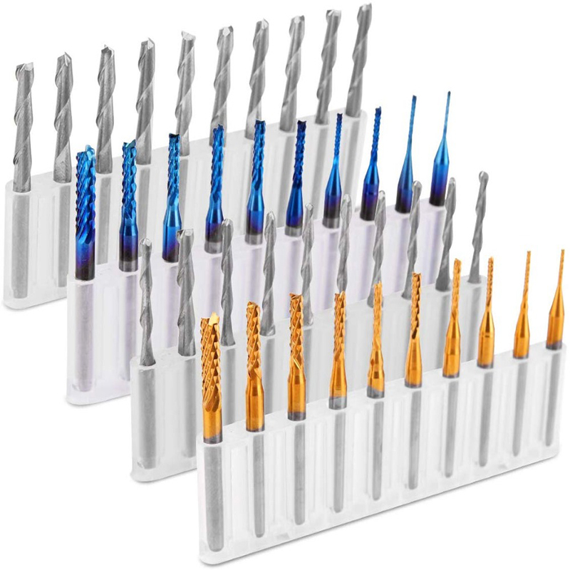 Twoores Set mata bor ukir, mat - End Mill Set ulasan dan harga