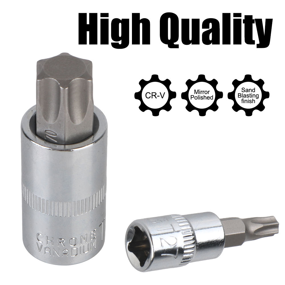 Set kunci soket Torx Bit, alat - Cnc Bits ulasan dan harga