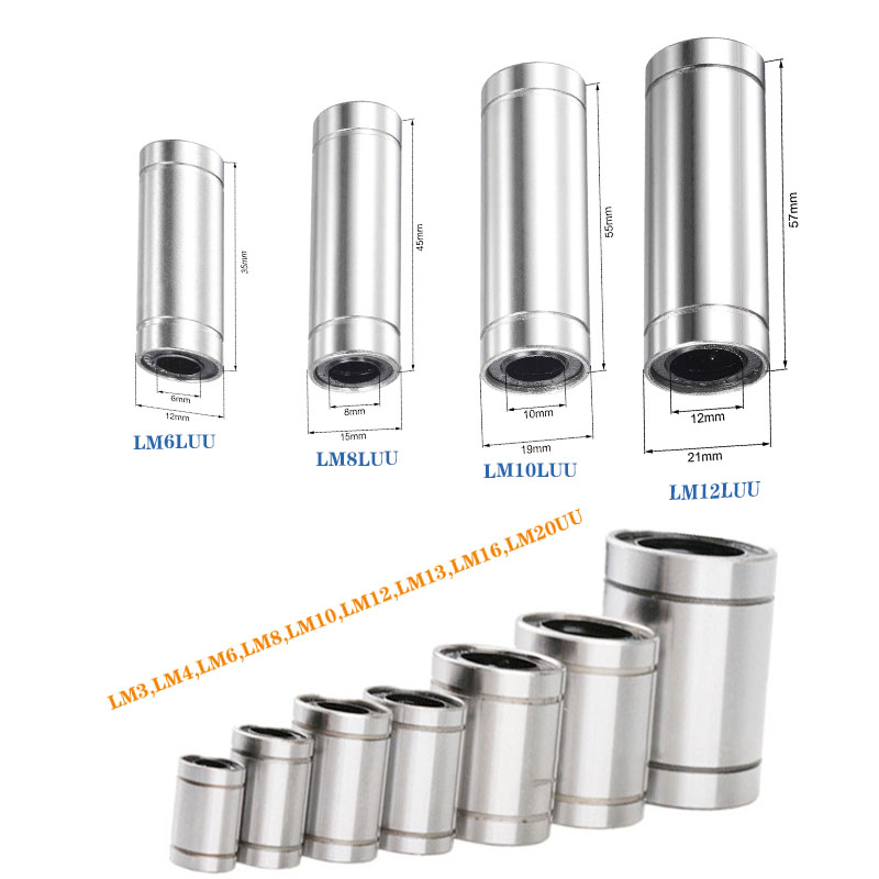 2 Buah/Banyak Linear Bantalan  - Lm8Uu Bearing ulasan dan harga