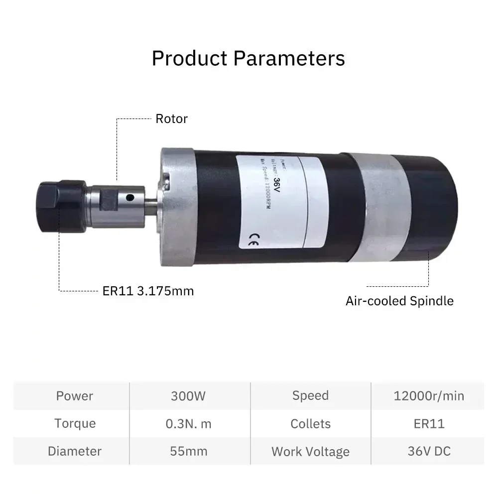 BLDC Motor Spindel Tanpa Sikat - Water Cooled Spindle ulasan dan harga