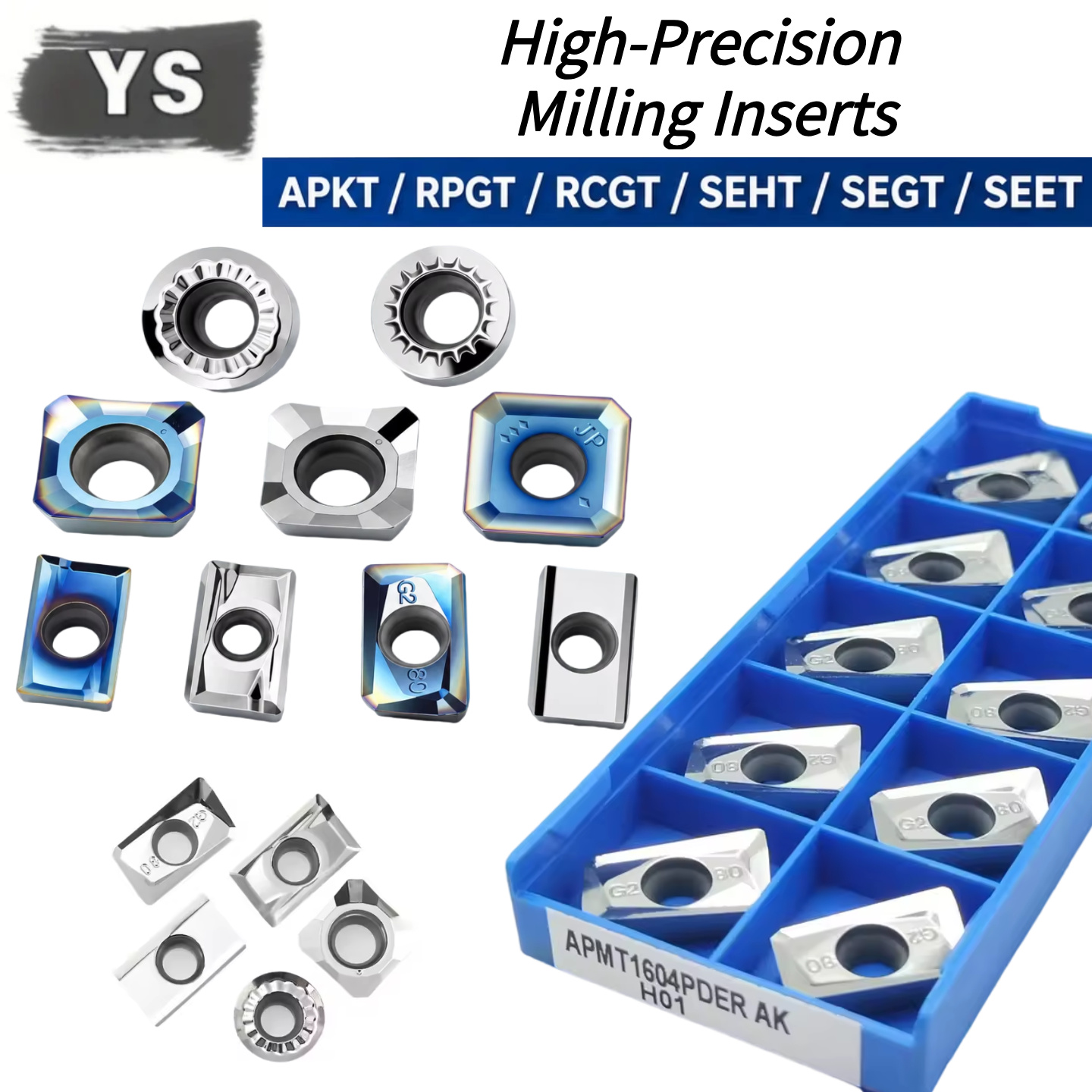 10 Buah APKT APGT RCGT SEHT Si - Carbide End Mill ulasan dan harga